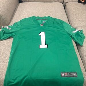 NFL Green Jersey with Nike Logo